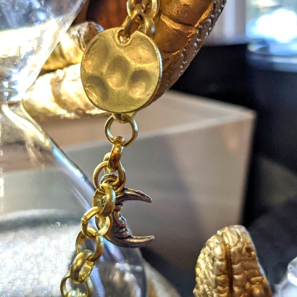 Moon Phase Druzy & Rose Quartz Necklace - Picture 9 of 10